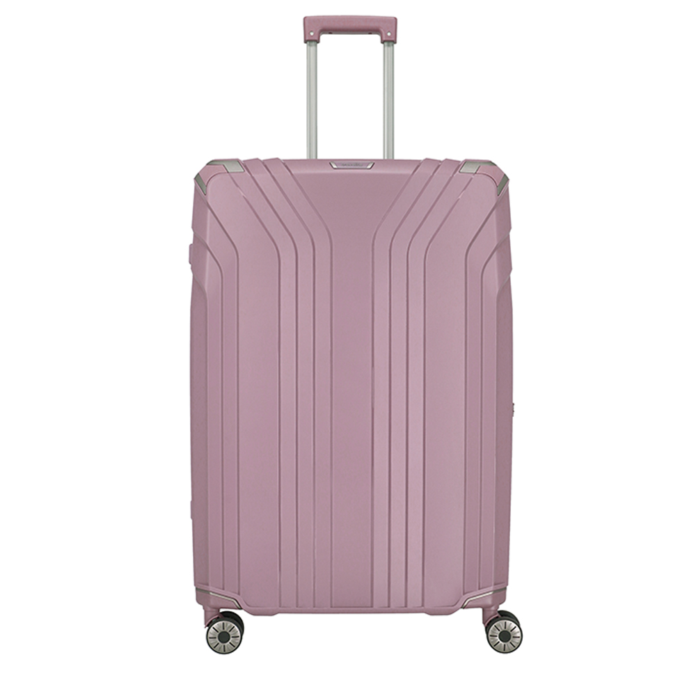 Roze-Travelite-Elvaa-4-Wiel-Trolley-L-77-cm-Rose