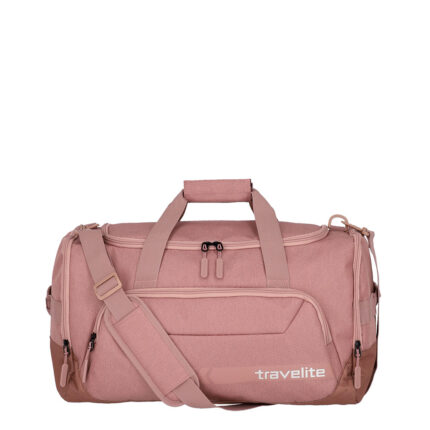 Roze Travelite Kick Off Travelbag Medium Rose