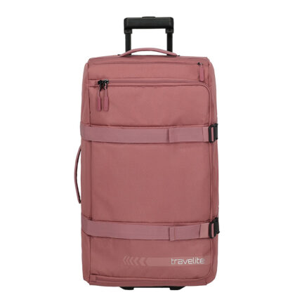 Roze Travelite Kick Off Wheeled Duffle L Rosé