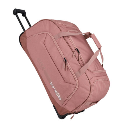 Roze Travelite Kick Off Wheeled Duffle Rose