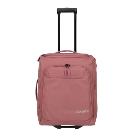 Roze Travelite Kick Off Wheeled Duffle S Rosé