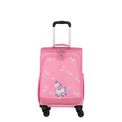Roze Travelite Minimover 4 Wheel Kinderkoffer Unicorn
