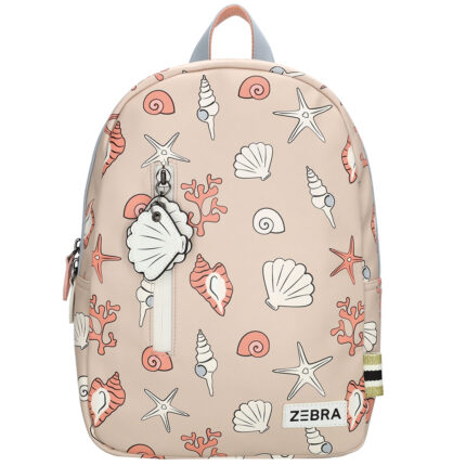 Roze Zebra Trends Kids Rugzak M Schelpen