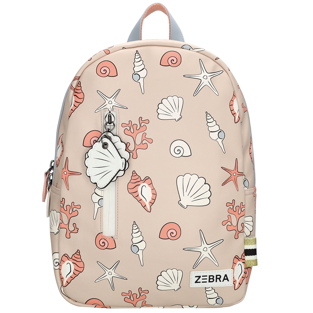 Roze-Zebra-Trends-Kids-Rugzak-M-Schelpen