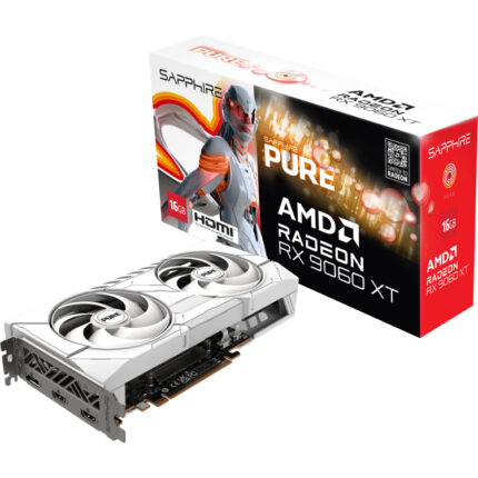 SAPPHIRE Radeon RX 9060 XT PURE 16GB grafische kaart