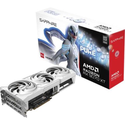 SAPPHIRE Radeon RX 9070 XT Pure grafische kaart