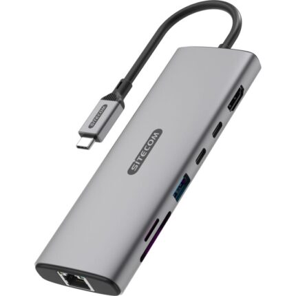 Sitecom 6 in 1 USB-C Multiport Adapter LAN dockingstation