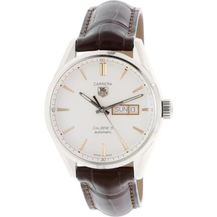 Tag Heuer Carrera automatisch herenhorloge met witte wijzerplaat WAR201DFC6291