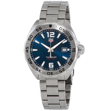 Tag Heuer Formule 1 herenhorloge met blauwe wijzerplaat van roestvrij staal WAZ1118.BA0875