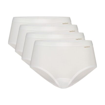 Ten Cate Basics Midi Slip 4-pack Wit-M