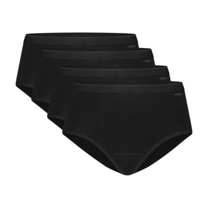 Ten Cate Basics Midi Slip 4-pack Zwart-M