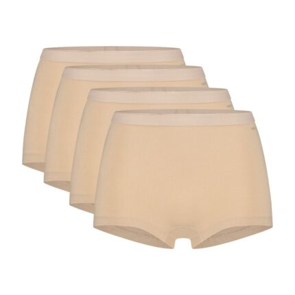 Ten Cate Basics Organic Cotton Stretch Short 4-pack Beige-XL