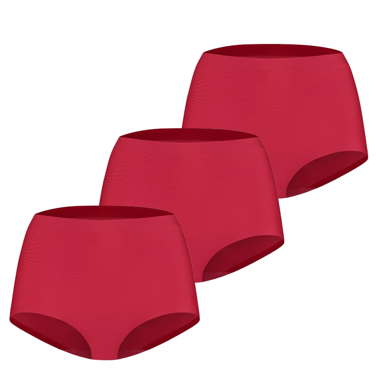 Ten-Cate-Secrets-High-Waist-Slip-3-pack-Rood-S