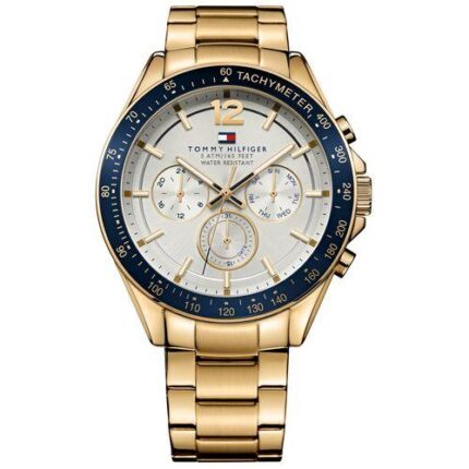 Tommy Hilfiger 1791121 verfijnd sporthorloge van goudkleurig roestvrij staal voor heren