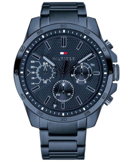 Tommy Hilfiger herenhorloge met meerdere wijzerplaten en roestvrijstalen band 1791560