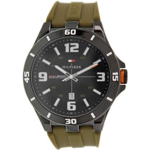 Tommy-Hilfiger-horloge-met-ronde-siliconen-band