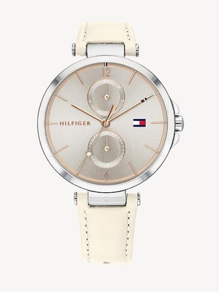 Tommy Hilfiger leren dameshorloge 1782123