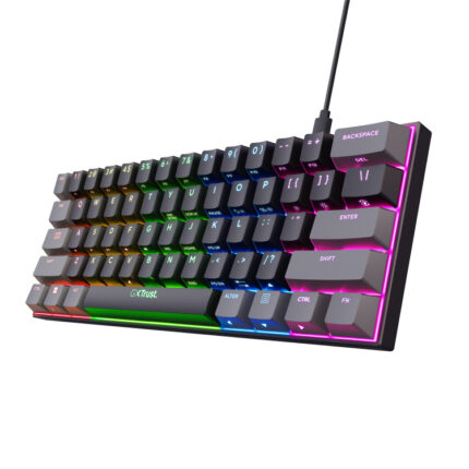 Trust GXT 867 Acira 60% mini mechanisch gaming-toetsenbord gaming toetsenbord