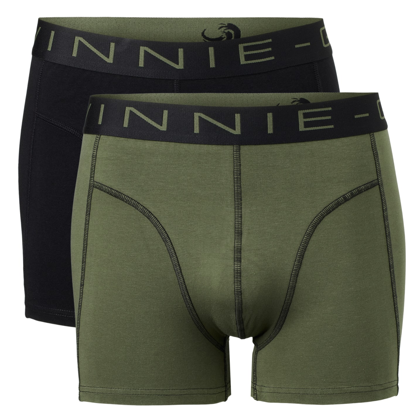 Vinnie-G-Boxershorts-2-pack-Black-Forest-Green-S