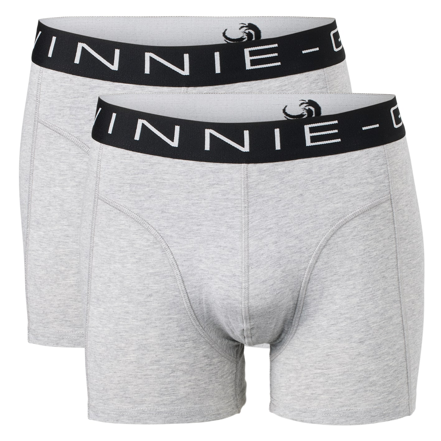 Vinnie-G-Boxershorts-2-pack-Grey-Melange-Black-XL