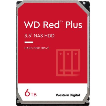WD Red Plus, 6 TB harde schijf