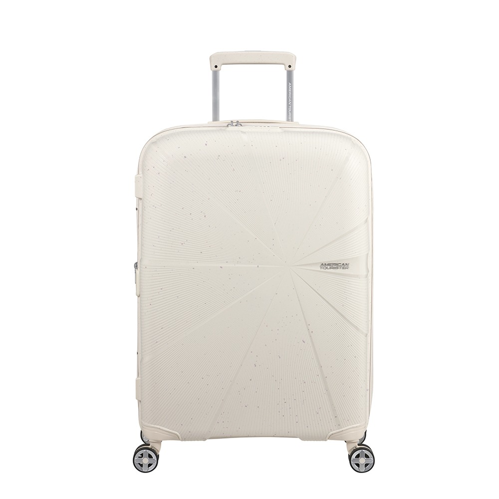 Wit-American-Tourister-Starvibe-Spinner-67-Expandable-Cream-Speckles