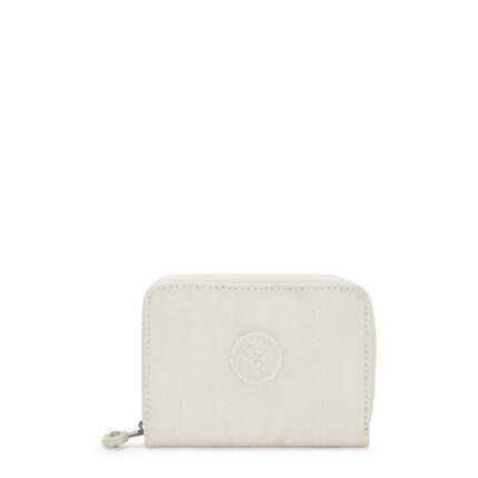 Wit Kipling Money Love Portemonnee Hideaway Beige