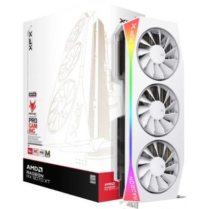XFX Radeon RX 9070 XT OC Mercury RGB Magnetic Air grafische kaart