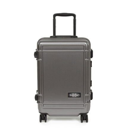 Zilver Eastpak Resist'r Case 4 Wheel Trolley S 55 cm Brushed Metal