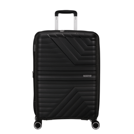 Zwart American Tourister Flytwist Medium Spinner 67 cm Exp. Shadow Black