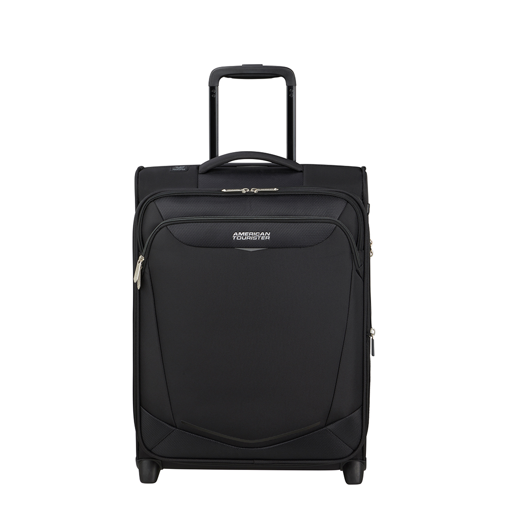 Zwart-American-Tourister-Summerride-Upright-S-55-cm-Exp-Black
