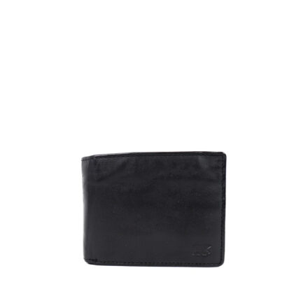 Zwart Bear Design Jim Billfold Portemonnee Black