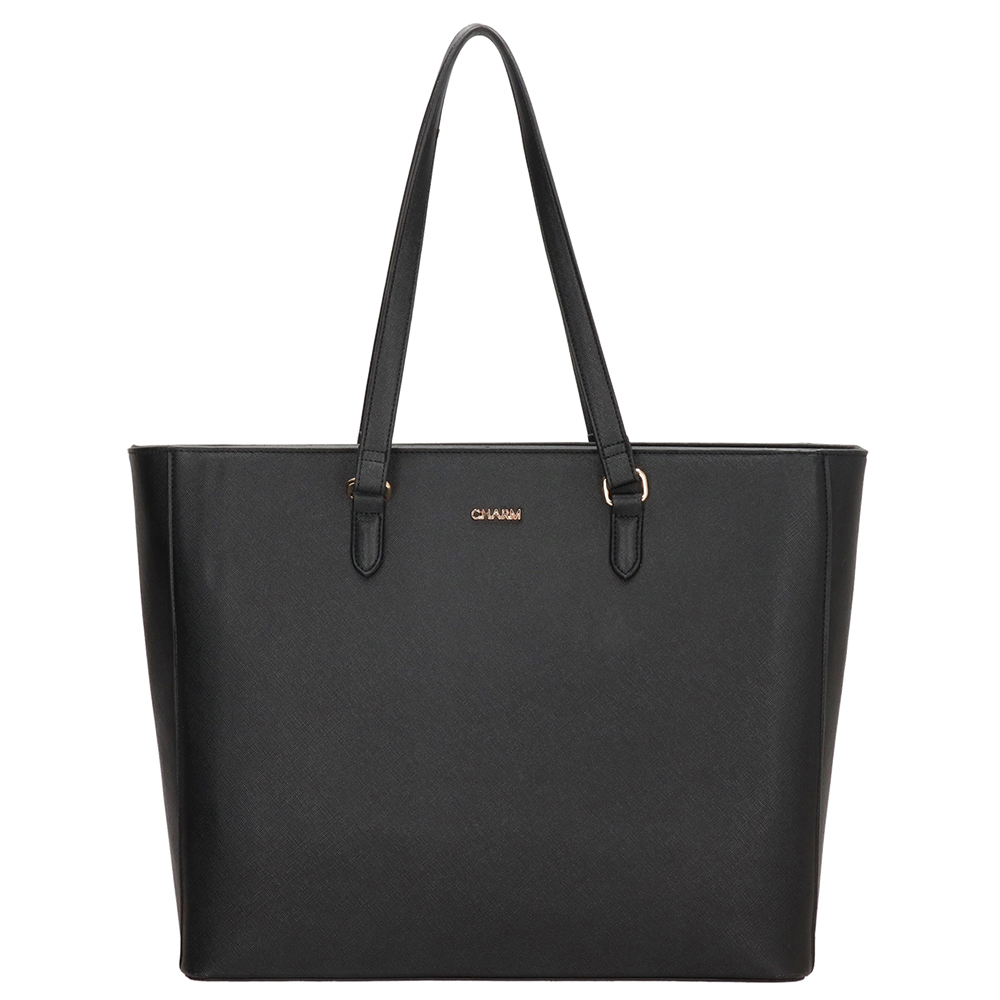 Zwart-Charm-London-Birmingham-II-Schoudertas-15.6-Zwart