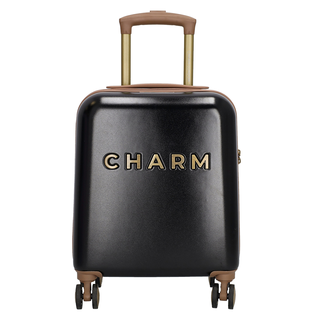 Zwart-Charm-London-Underseater-Travel-Trolley-Zwart