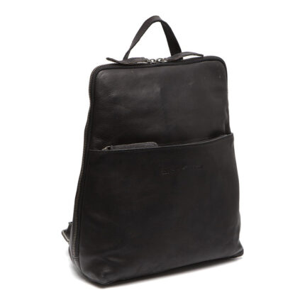 Zwart Chesterfield Bern Leren Rugzak Black