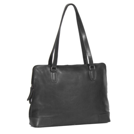 Zwart Chesterfield Flint Schoudertas Black