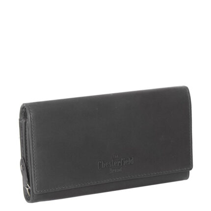 Zwart Chesterfield Mirthe RFID Portemonnee Black