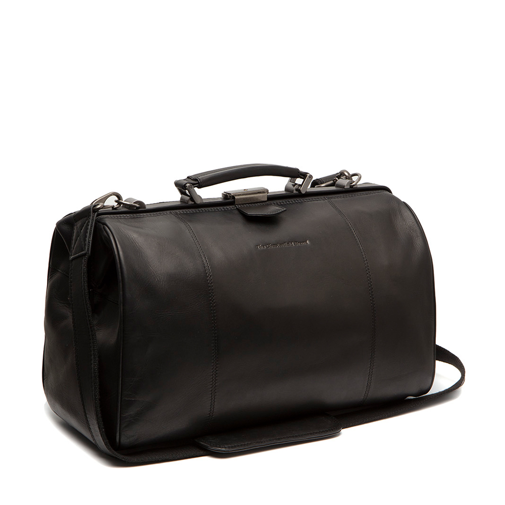 Zwart-Chesterfield-Texel-Beugel-Weekendtas-Dokterstas-Black