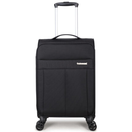 Zwart Decent D-Upright Handbagage Spinner 55 Black