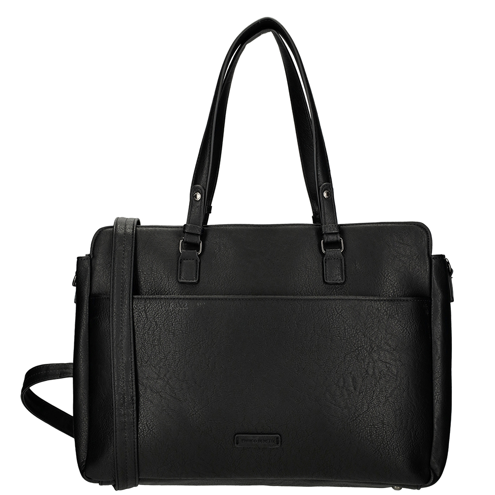 Zwart-Enrico-Benetti-Lily-Schoudertas-Shopper-15-Zwart