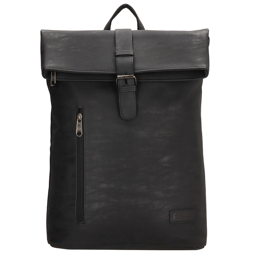 Zwart-Enrico-Benetti-Rotterdam-Laptop-Rugtas-15-Zwart