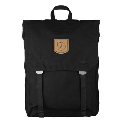 Zwart Fjällräven Foldsack No.1 Rugzak Black
