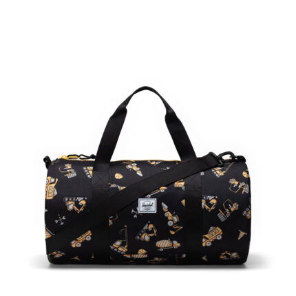 Zwart Herschel Classic Kids Duffle Construction Site