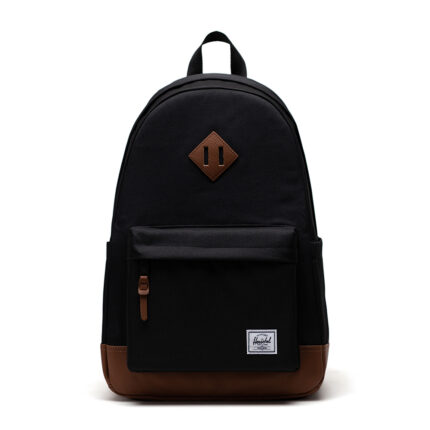 Zwart Herschel Heritage Backpack Rugzak Black/Tan