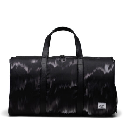 Zwart Herschel Novel Duffle Reistas Blurred Ikat Black