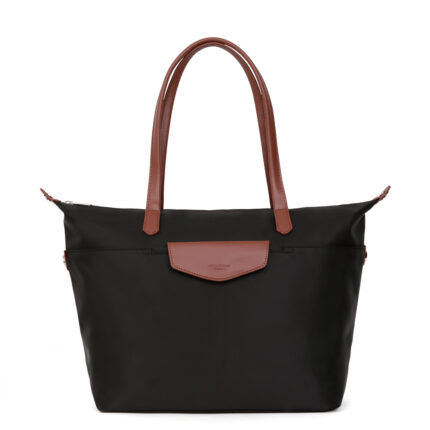 Zwart Hexagona Pop Shopper M Noir Marron