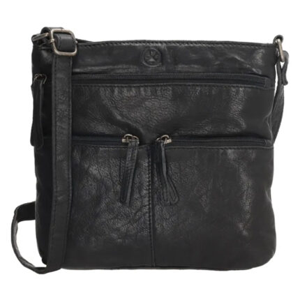 Zwart Hide & Stitches Paint Rock Schoudertas High Zwart
