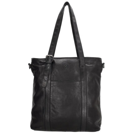 Zwart Hide & Stitches Paint Rock Shopper Hoog Schoudertas Zwart
