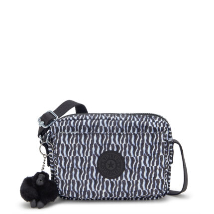 Zwart Kipling Abanu Mini Crossbody Holiday Waves