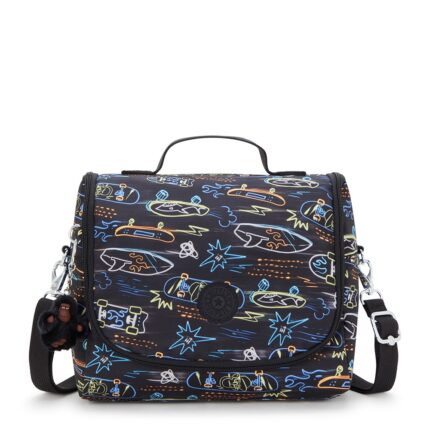 Zwart Kipling New Kichirou Lunchtas Neon Skate